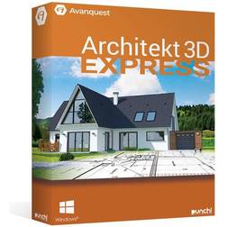 Architekt 3D Express Kreativitetsapplikation 1 licens > På fjernlager, levevering hos dig 07-09-2023
